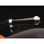 FIAT 500 Gear Shift Knob eBrake Handle Set w/ Boots by Magneti Marelli - Real Carbon Fiber 